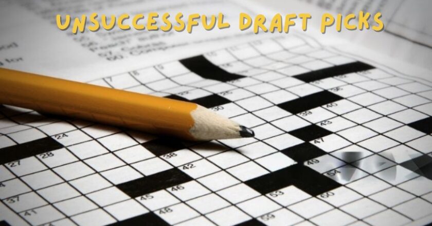 Identifying Unsuccessful Draft Picks in Sports Lingo Crossword Clue
